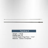 Tubos Reemplazo Para Banderas (Estructura solamente)