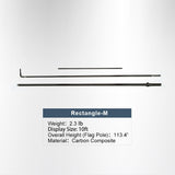 Tubos Reemplazo Para Banderas (Estructura solamente)