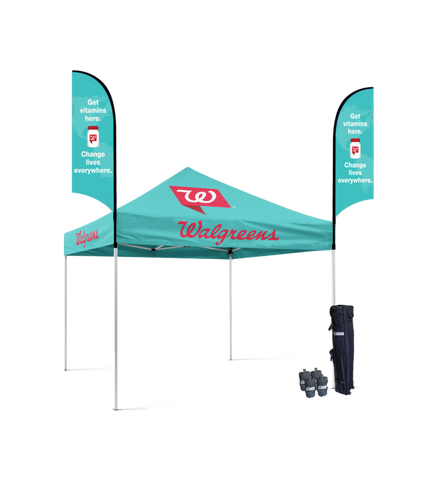 Carpa 10x10 + Banderas