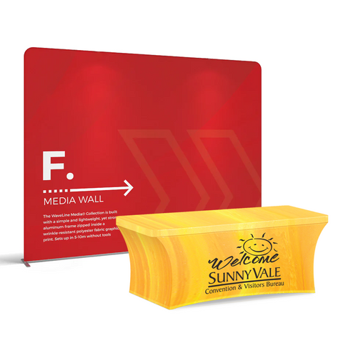 Pop-Up Combo Mantel + Pared Promocional