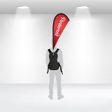 Bulto-Bandera "Tear Drop"