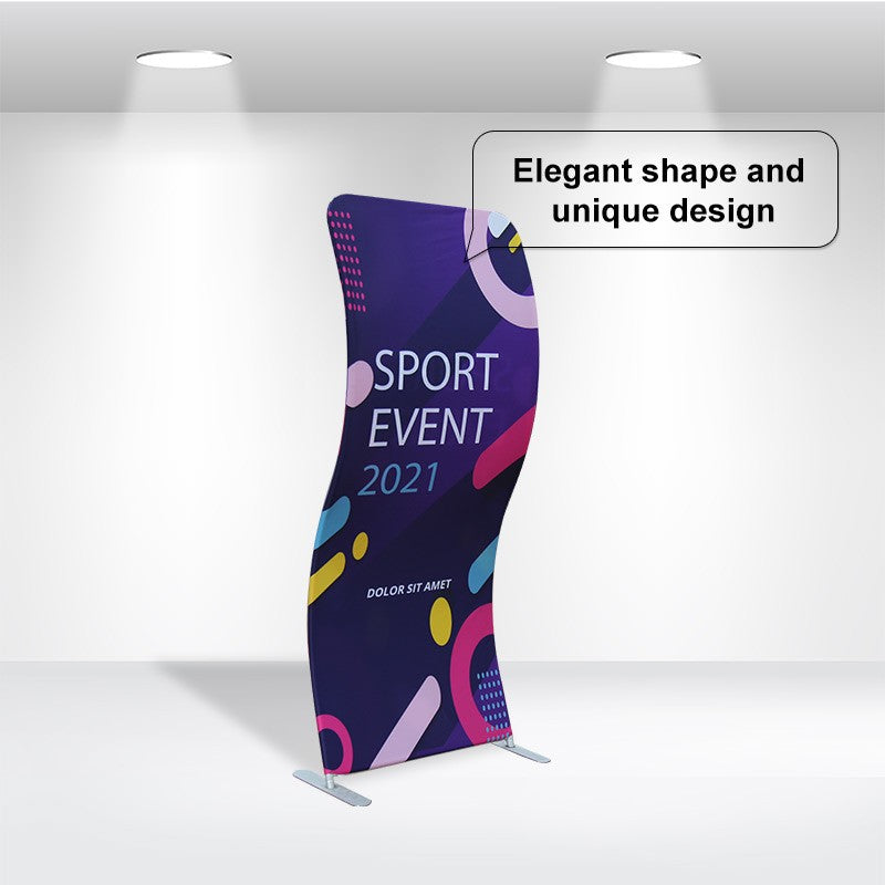 Stretch Banner Shape Pro Stretch Curved Banner – Roca Displays